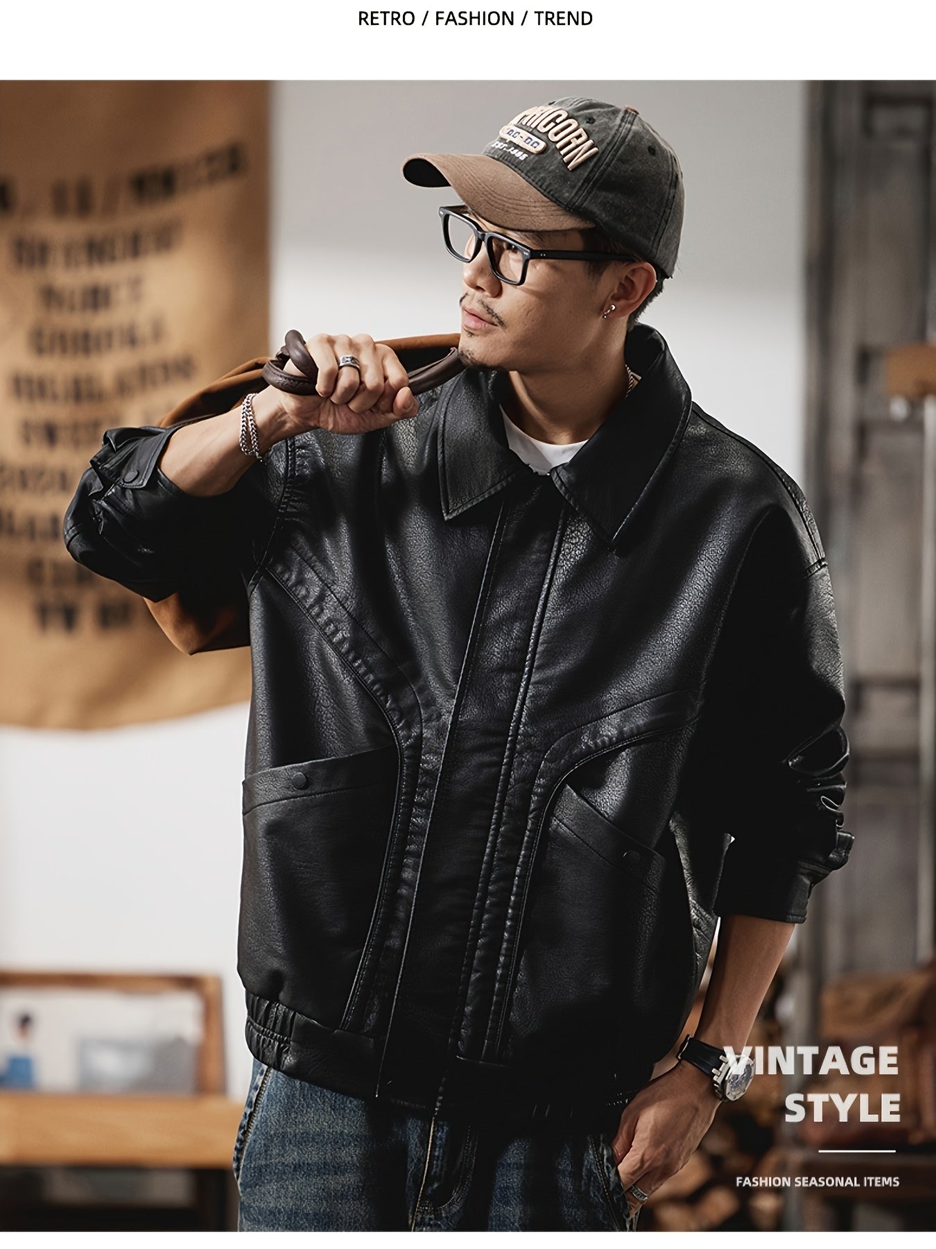 Men'S Vintage Style Coat