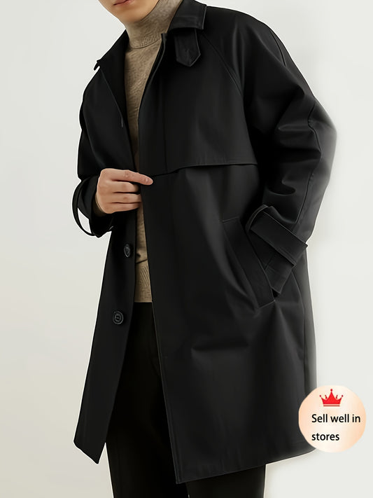 Men'S Classic classic Style Trench Coat,