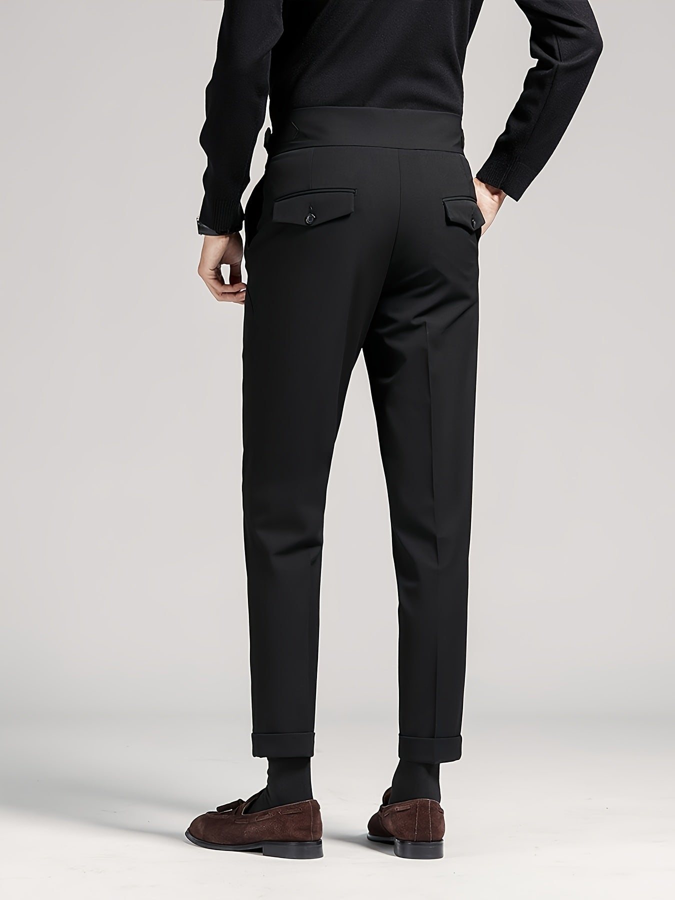 Men'S Cropped Suit Pants