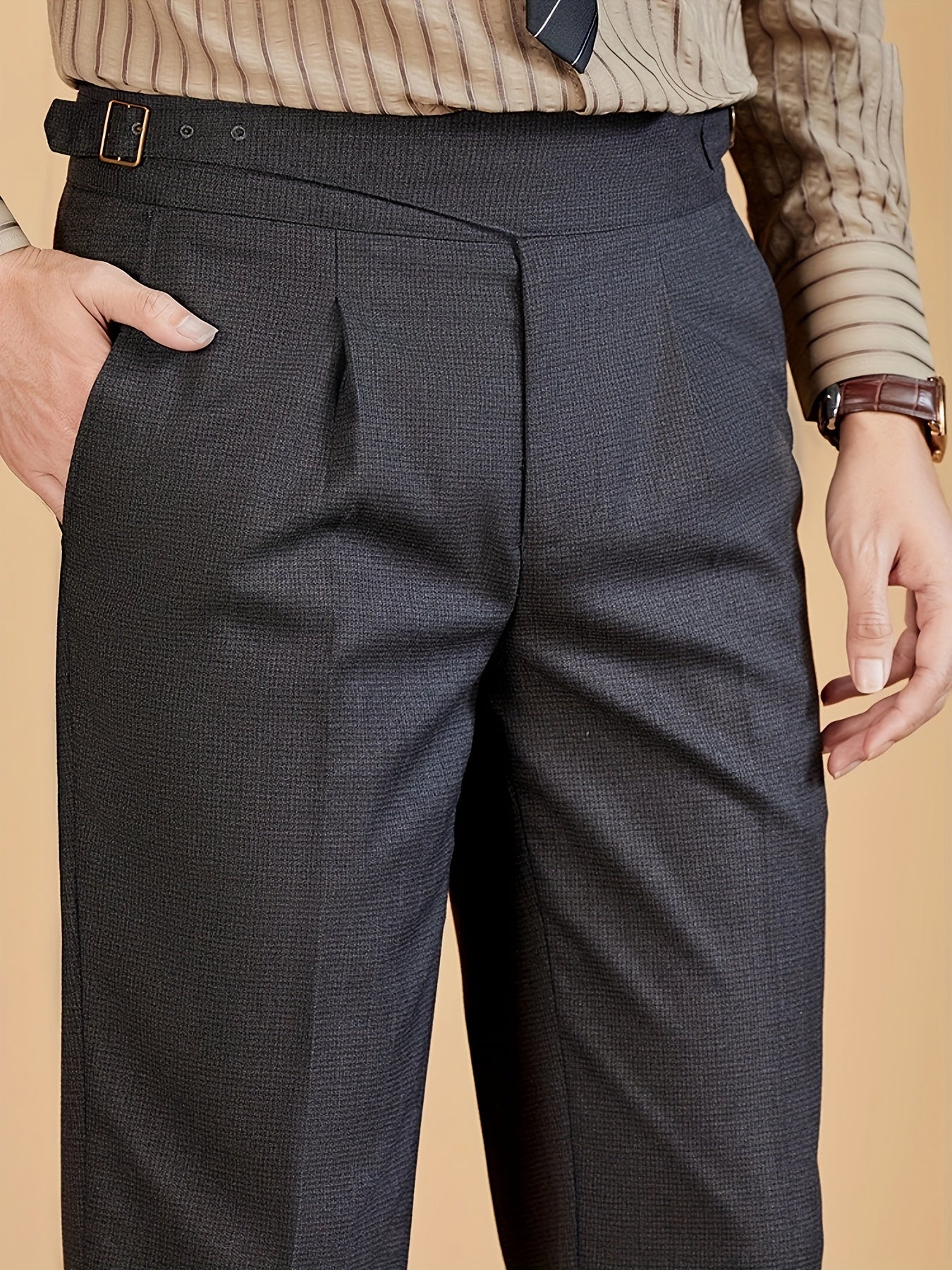 Plaid Suit Pants,