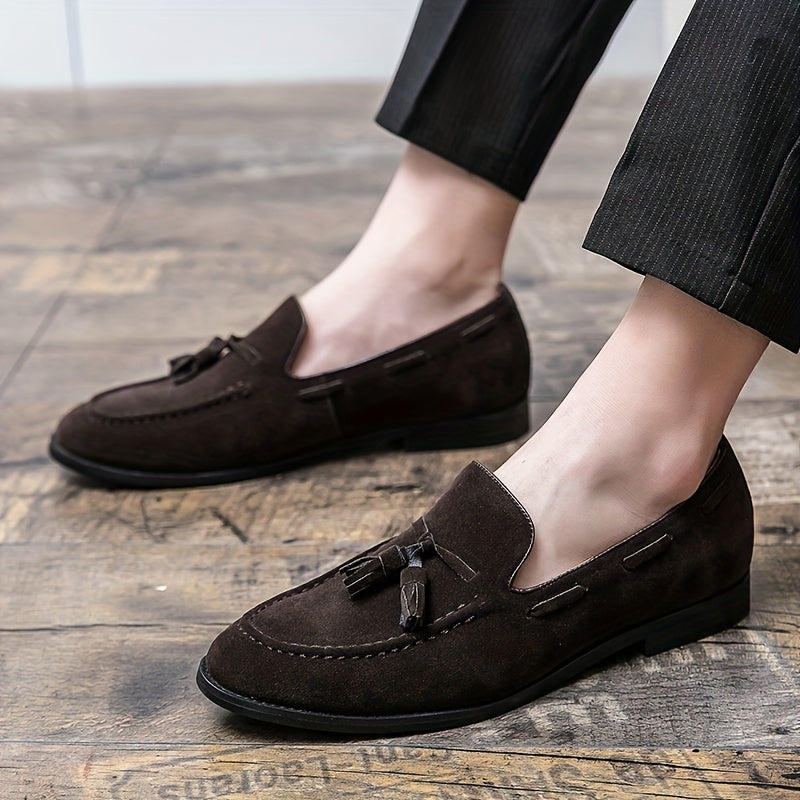 Men'S Classic Tassel Loafers, Business Casual Slip-On Shoes