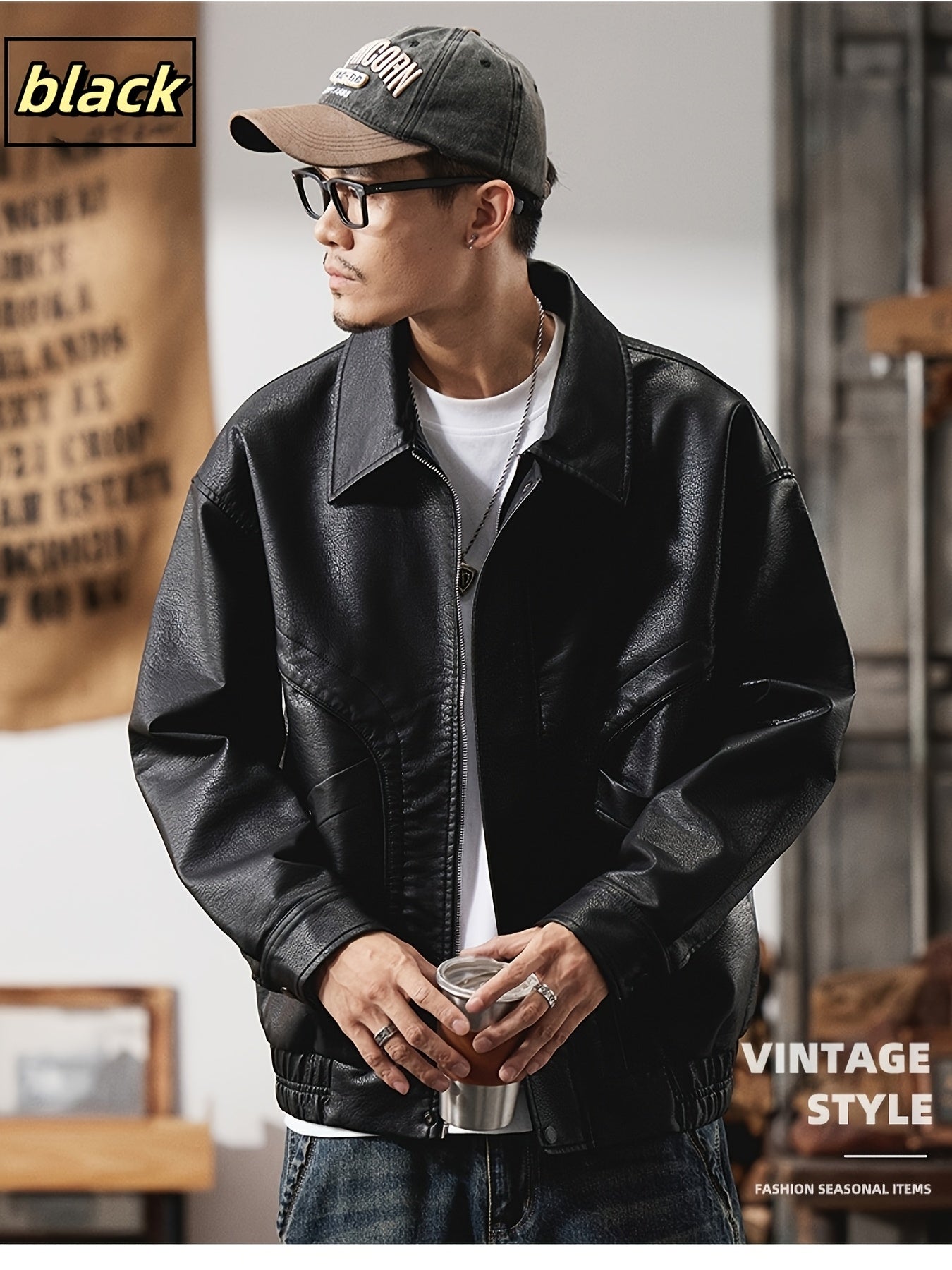 Men'S Vintage Style Coat